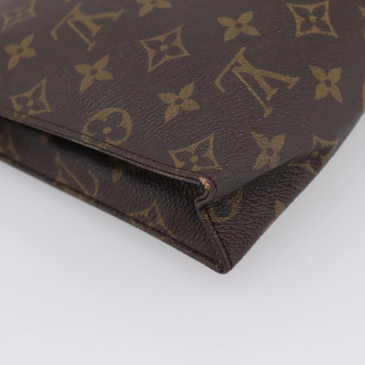 LOUIS VUITTON Monogram Poche Toilette 26 Pouch M47542 LV Auth 201234A