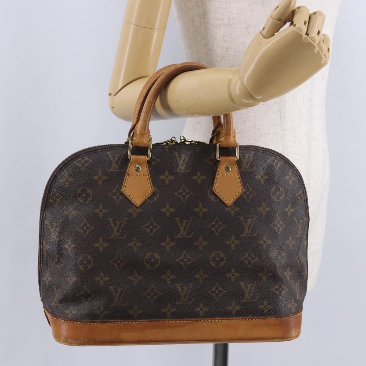 LOUIS VUITTON Monogram Alma Hand Bag M51130 LV Auth 201241