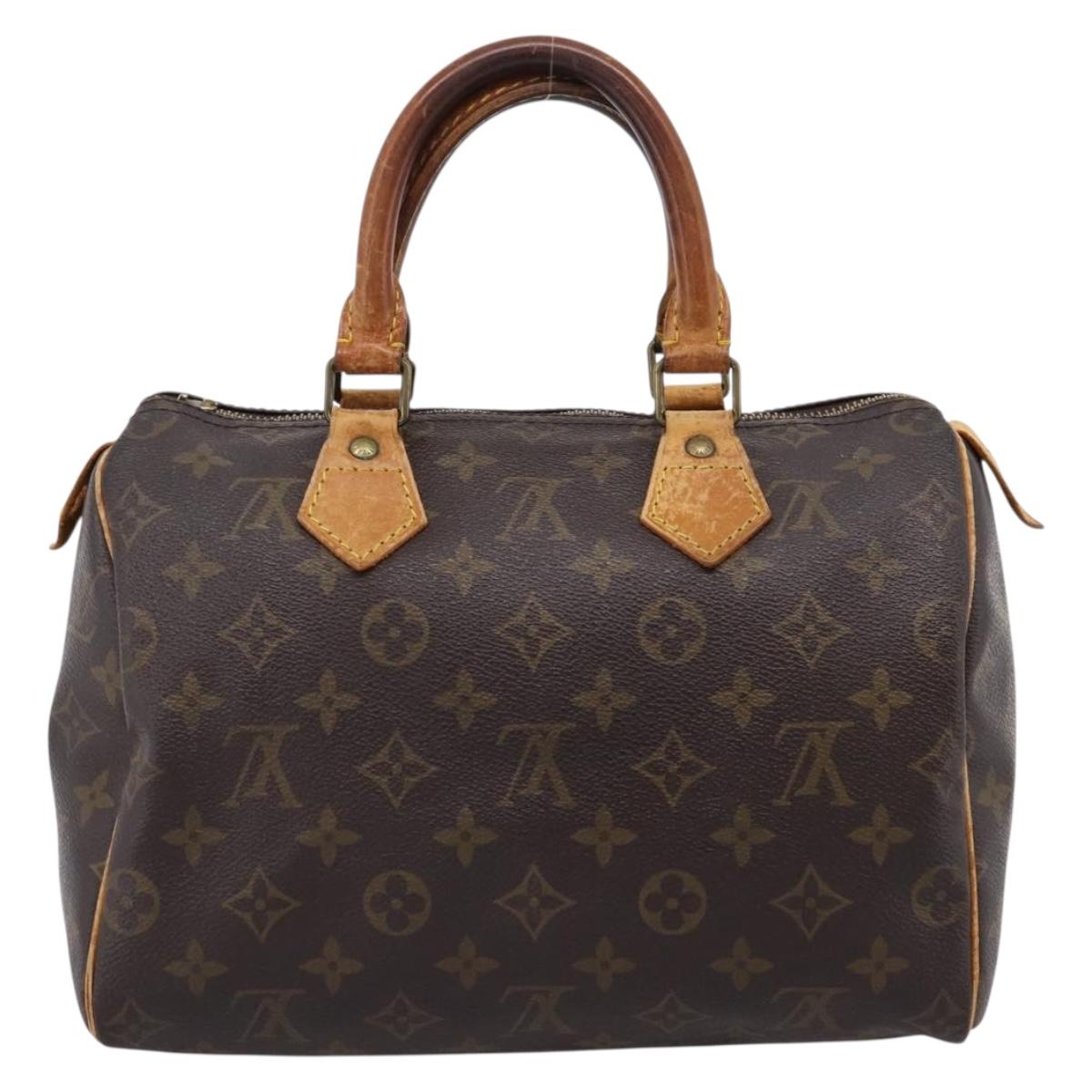LOUIS VUITTON Monogram Speedy 25 Hand Bag M41528 LV Auth 201242