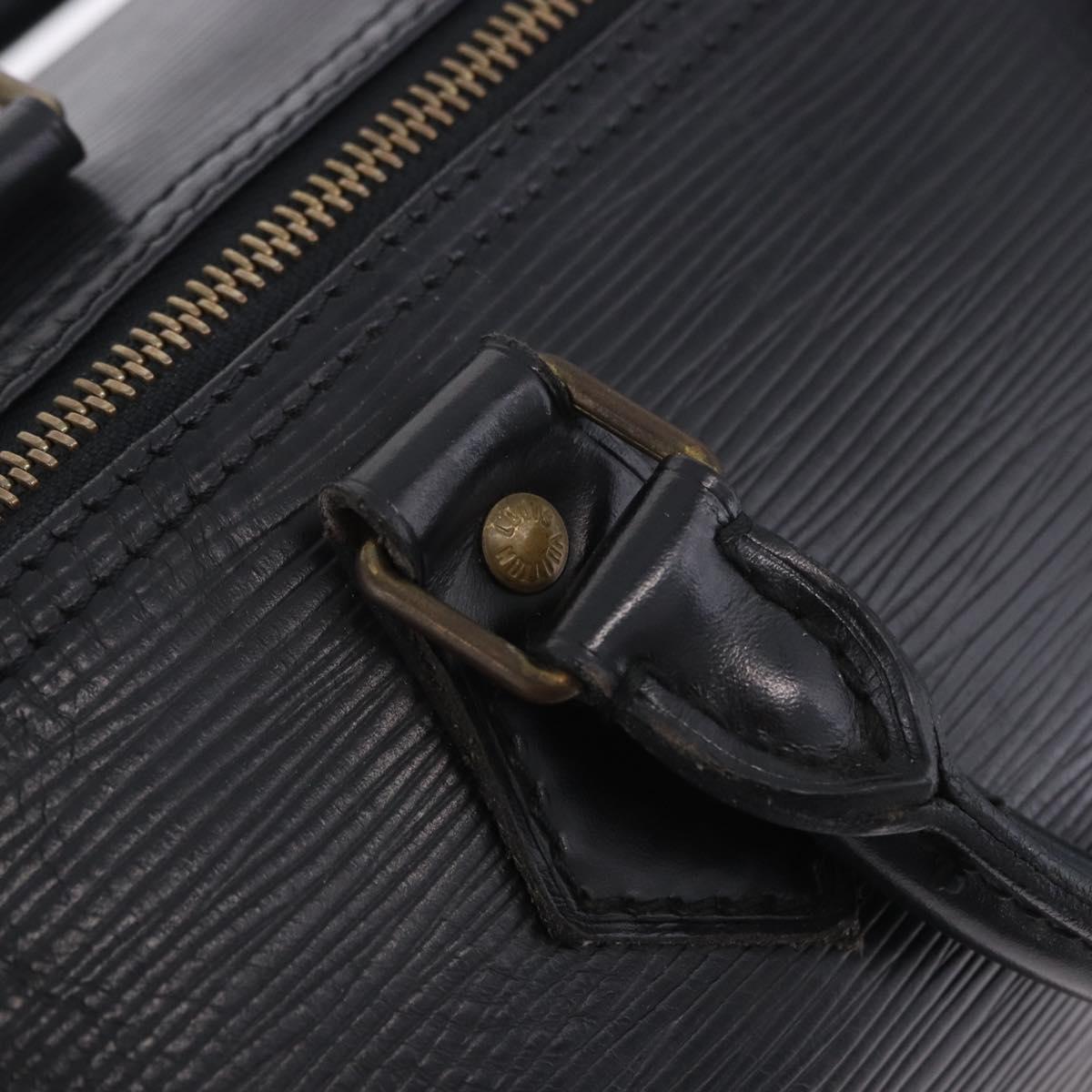 LOUIS VUITTON Epi Speedy 30 Hand Bag Noir black M43002 LV Auth 201256