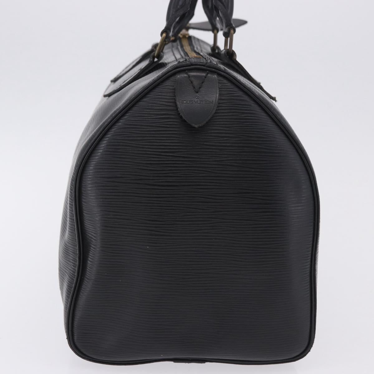 LOUIS VUITTON Epi Speedy 30 Hand Bag Noir black M43002 LV Auth 201256