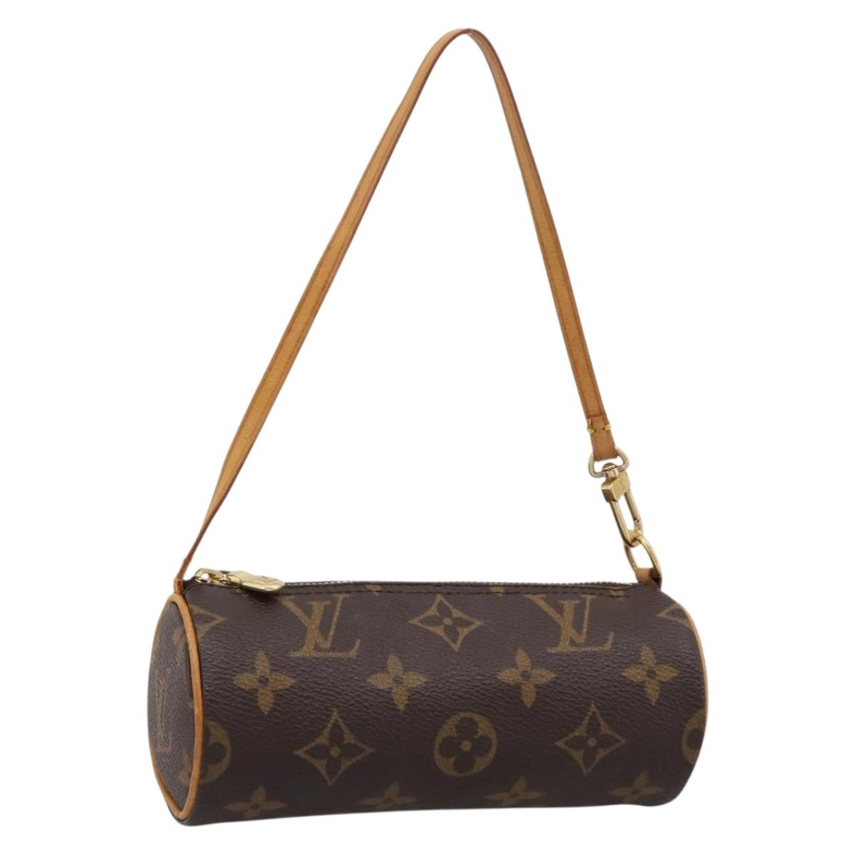LOUIS VUITTON Monogram Papillon Pouch Pouch LV Auth 201261A