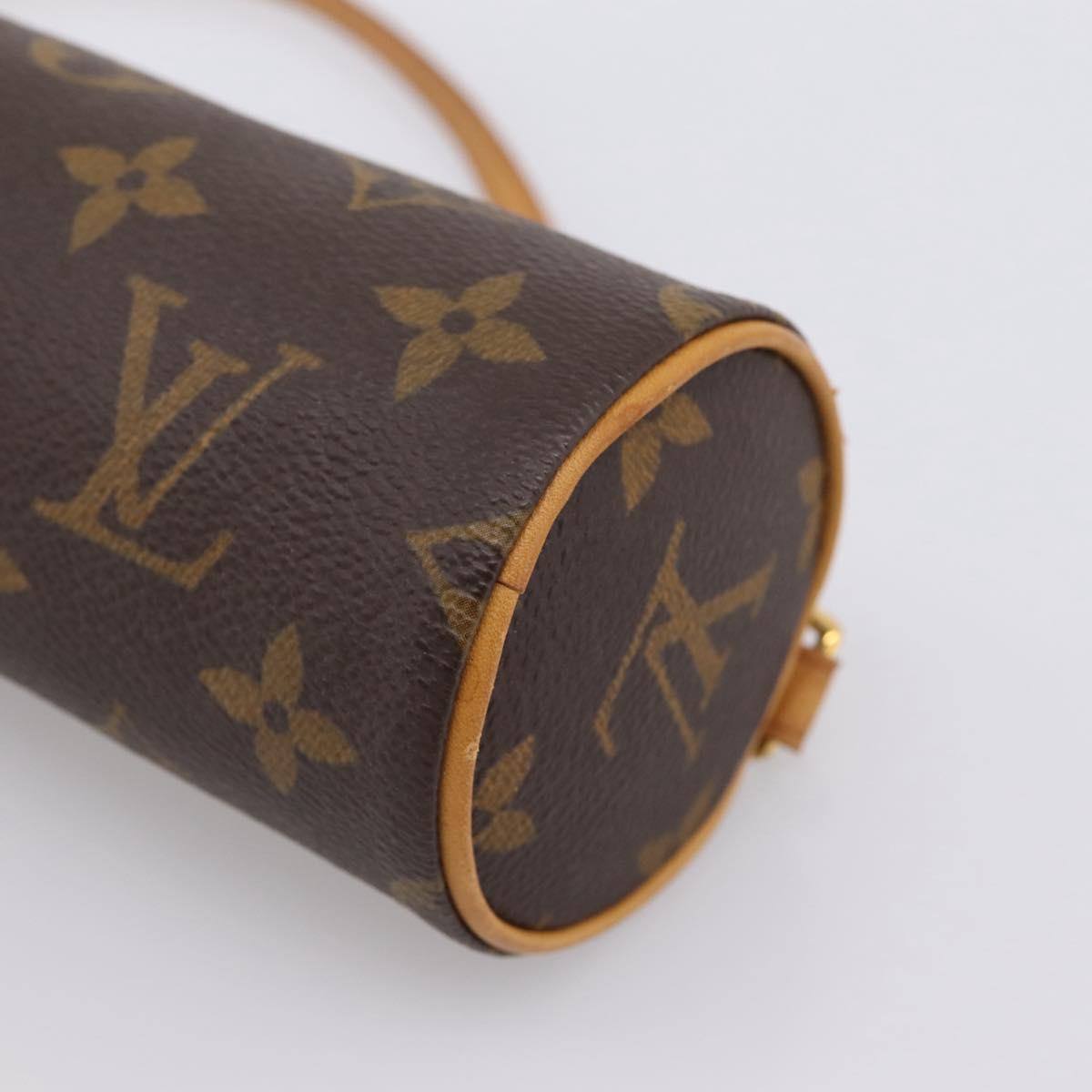 LOUIS VUITTON Monogram Papillon Pouch Pouch LV Auth 201261A