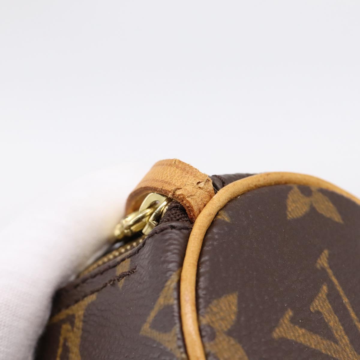LOUIS VUITTON Monogram Papillon Pouch Pouch LV Auth 201261A