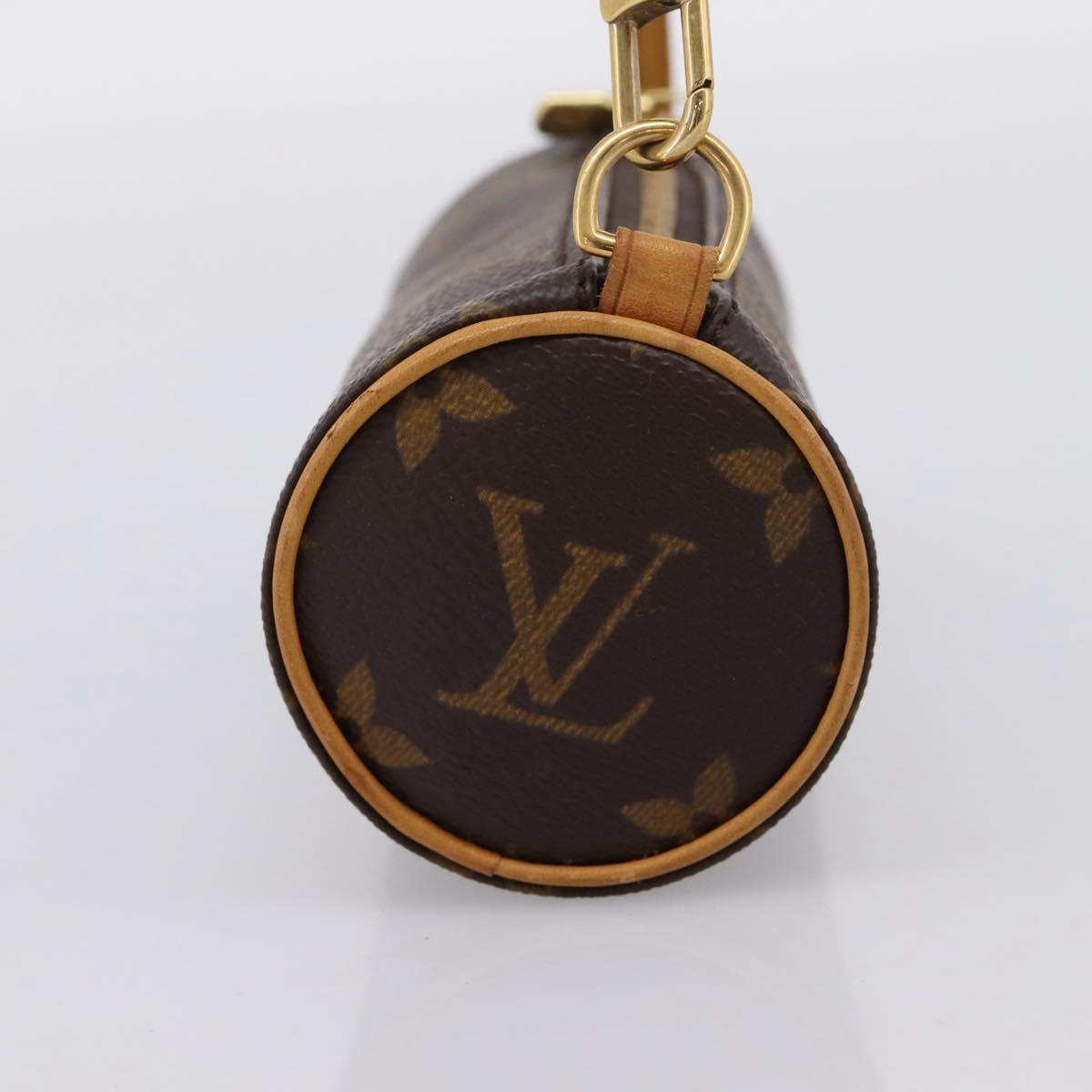 LOUIS VUITTON Monogram Papillon Pouch Pouch LV Auth 201261A