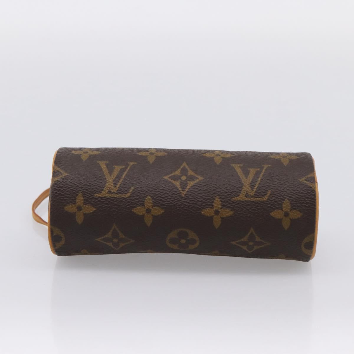 LOUIS VUITTON Monogram Papillon Pouch Pouch LV Auth 201261A