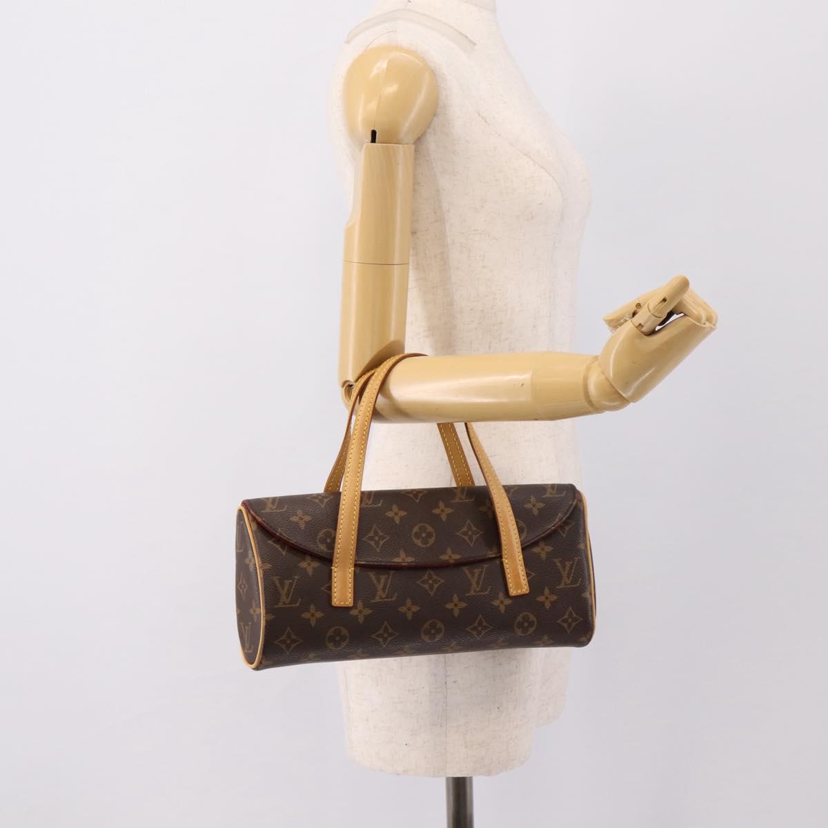 LOUIS VUITTON Monogram Sonatine Hand Bag M51902 LV Auth 201268V
