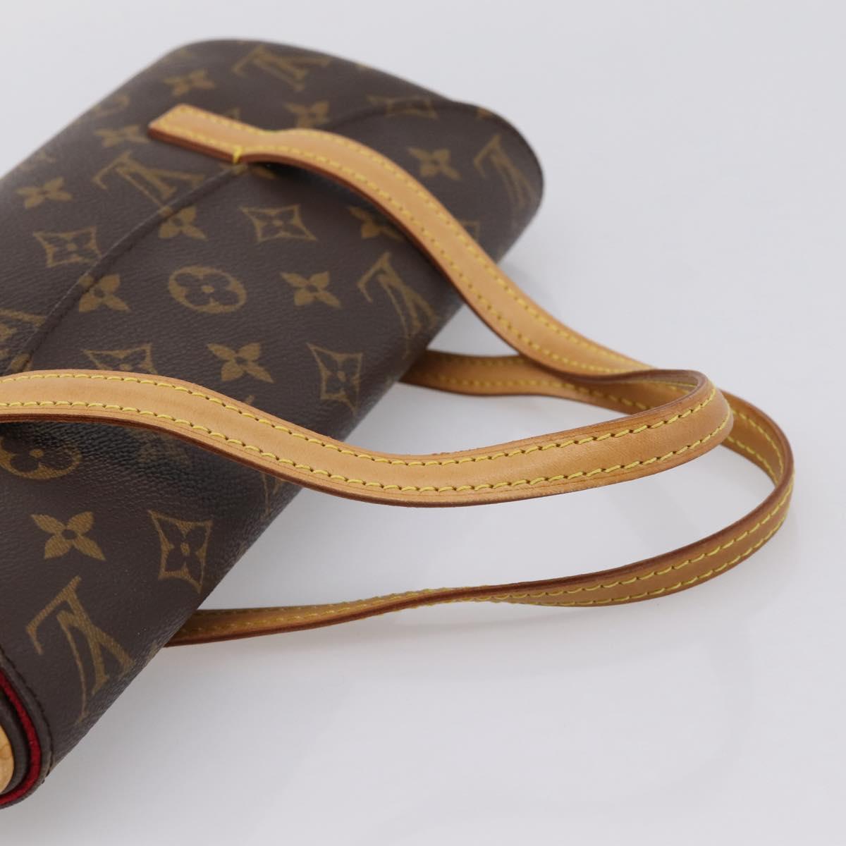 LOUIS VUITTON Monogram Sonatine Hand Bag M51902 LV Auth 201268V