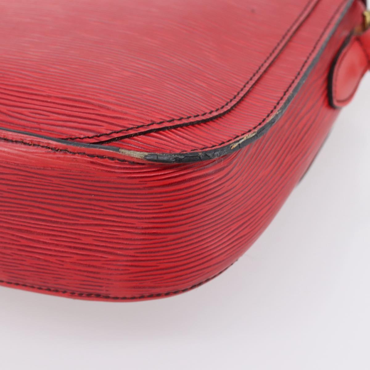 LOUIS VUITTON Epi Saint Cloud GM Shoulder Bag Red M52197 LV Auth 201273