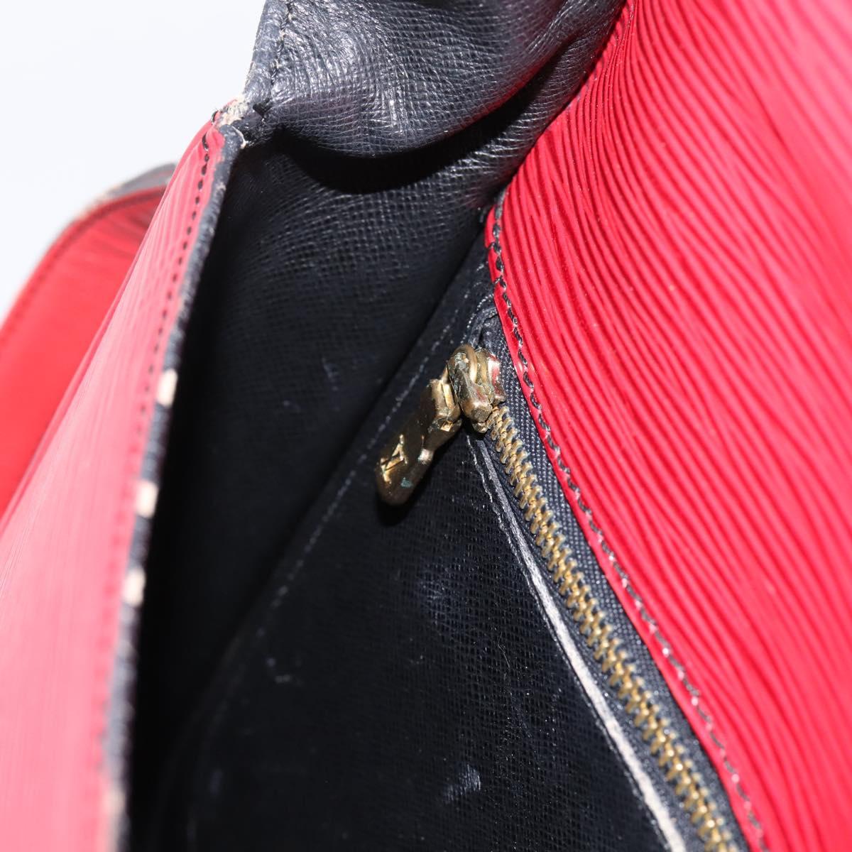 LOUIS VUITTON Epi Saint Cloud GM Shoulder Bag Red M52197 LV Auth 201273