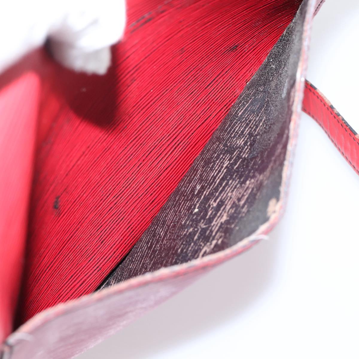 LOUIS VUITTON Epi Saint Cloud GM Shoulder Bag Red M52197 LV Auth 201273
