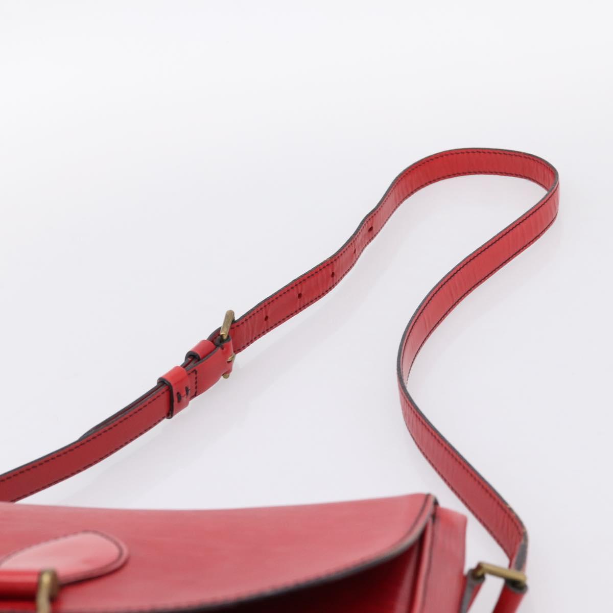 LOUIS VUITTON Epi Saint Cloud GM Shoulder Bag Red M52197 LV Auth 201273