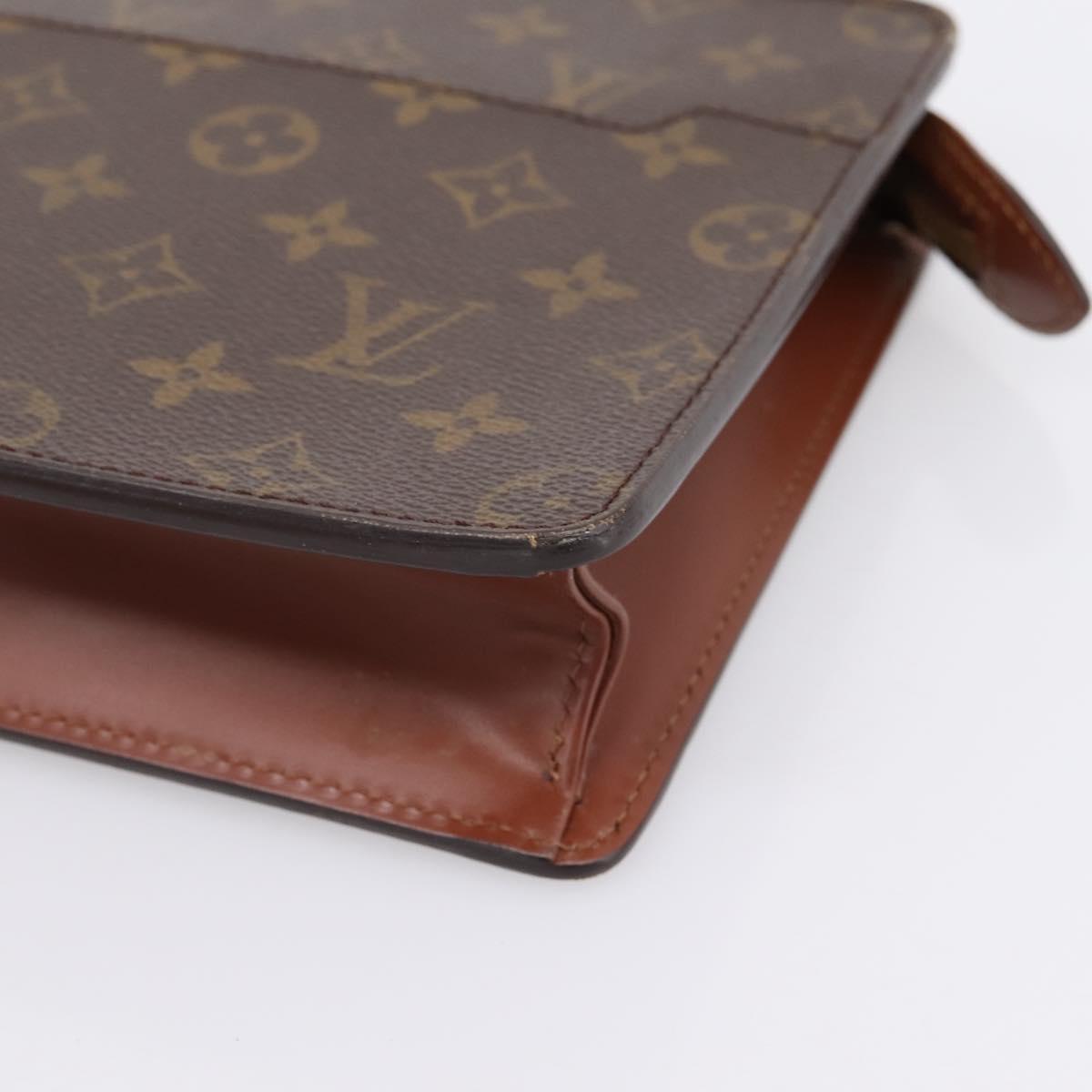 LOUIS VUITTON Monogram Pochette Homme Clutch Bag M51795 LV Auth 201275