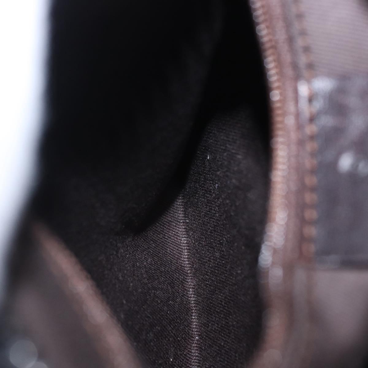 GUCCI GG Canvas Shoulder Bag Black 101333 Auth 201278A
