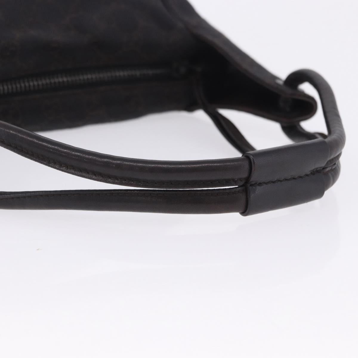 GUCCI GG Canvas Shoulder Bag Black 101333 Auth 201278A
