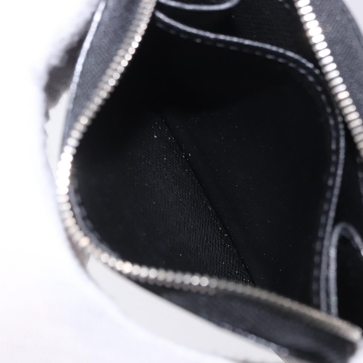 LOUIS VUITTON Epi Zippy Coin Purse Black M60152 LV Auth 201282A