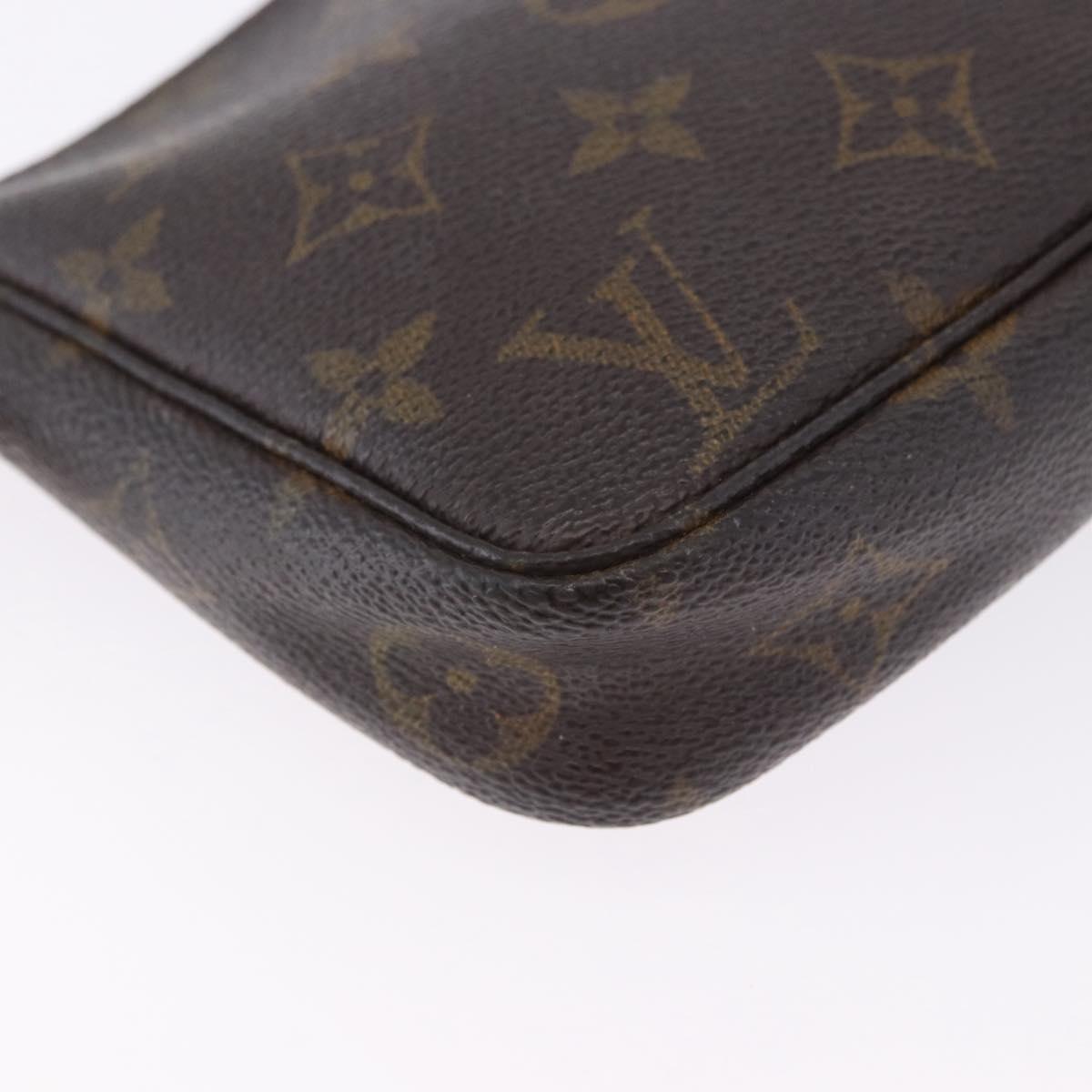 LOUIS VUITTON Monogram Pochette Accessoires Pouch M51980 LV Auth 201293