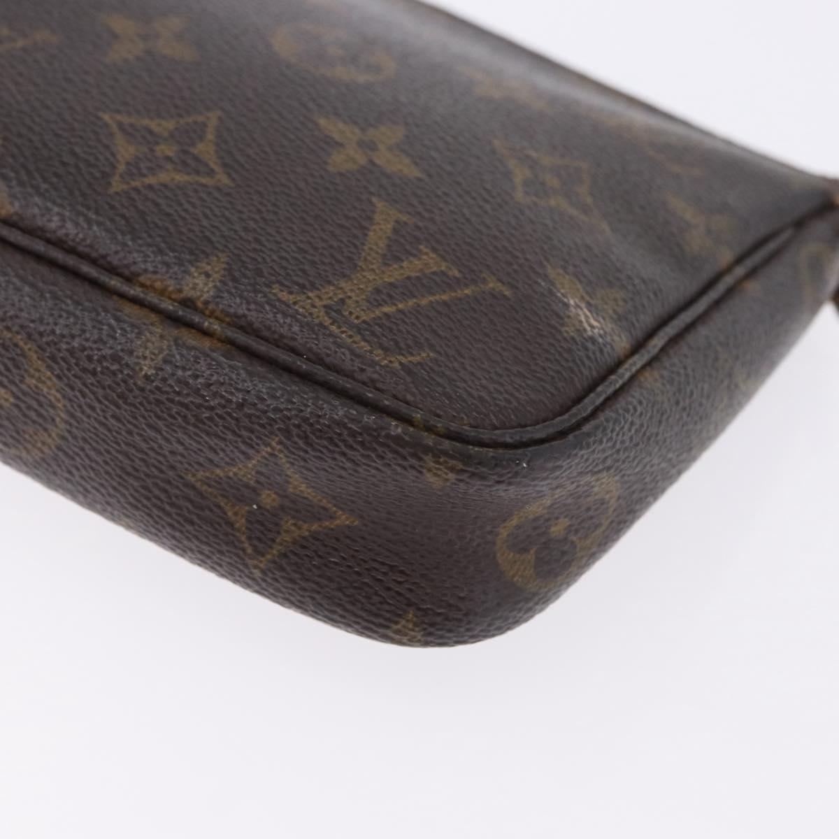 LOUIS VUITTON Monogram Pochette Accessoires Pouch M51980 LV Auth 201293
