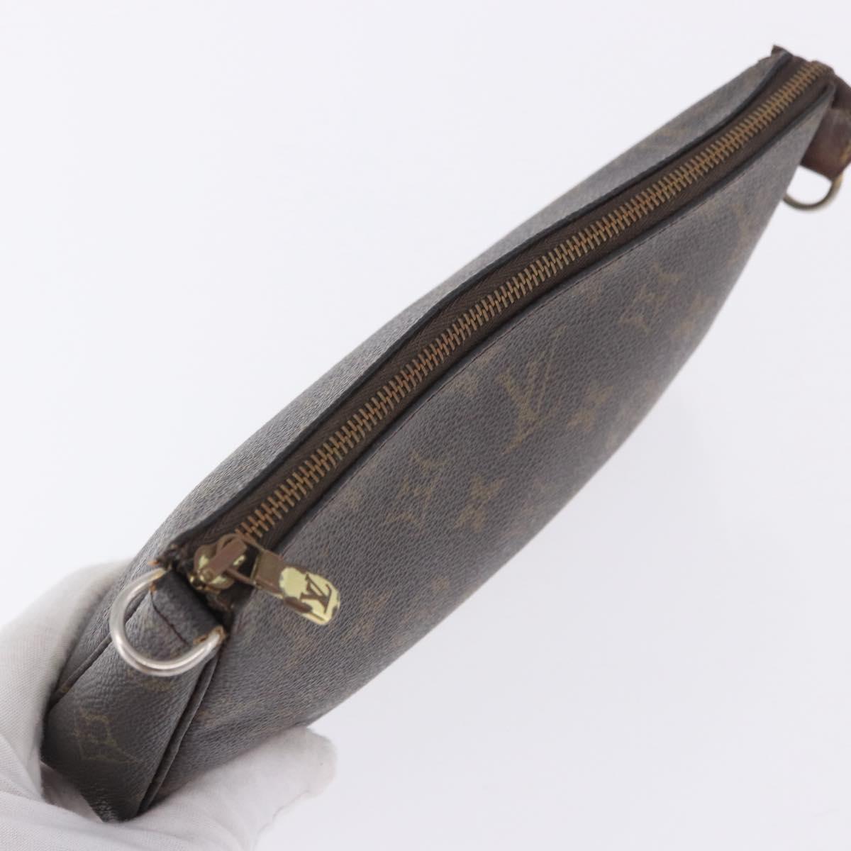 LOUIS VUITTON Monogram Pochette Accessoires Pouch M51980 LV Auth 201293