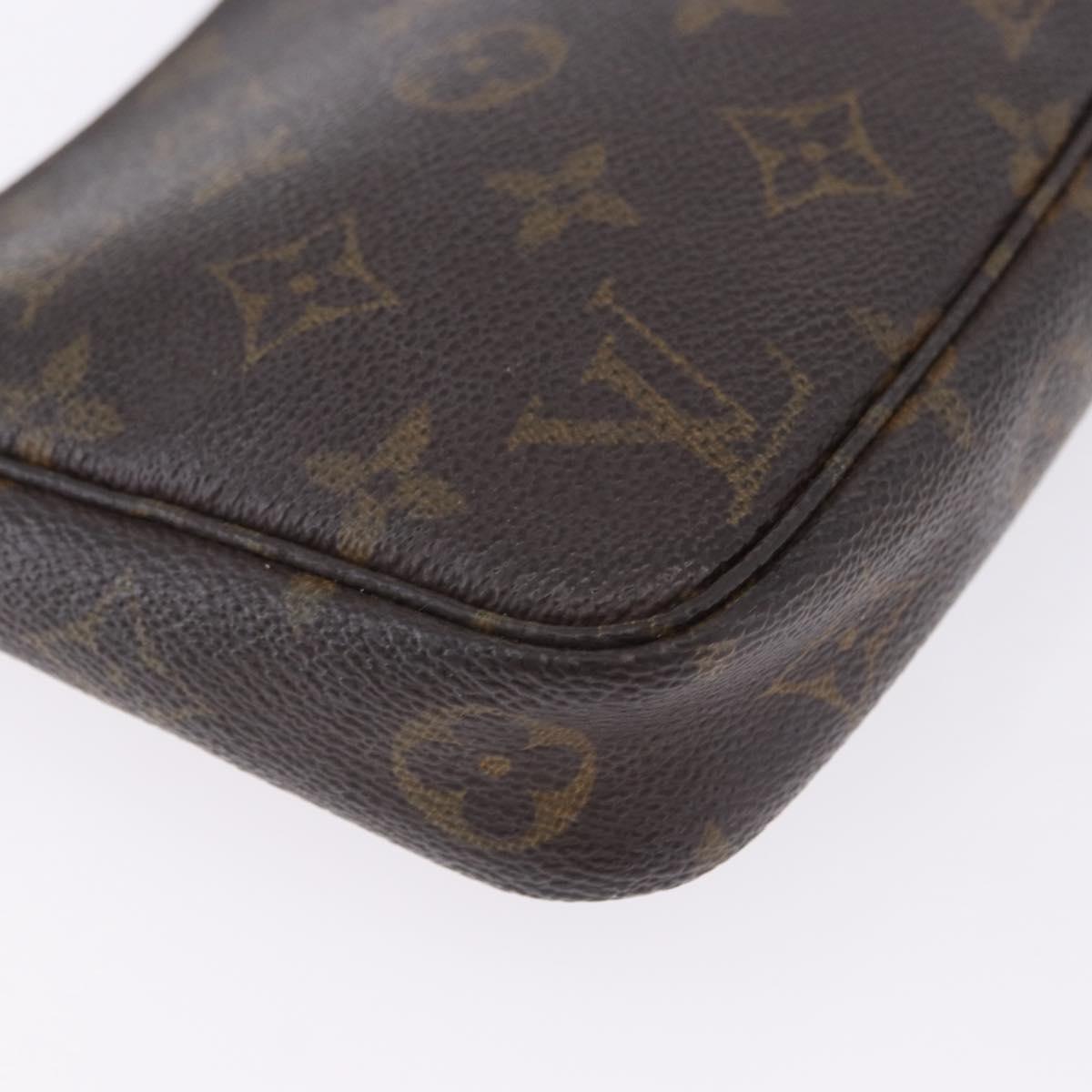 LOUIS VUITTON Monogram Pochette Accessoires Pouch M51980 LV Auth 201293