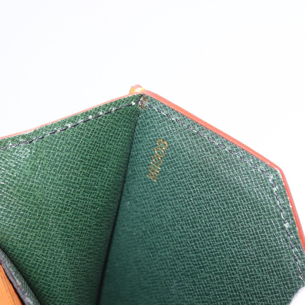 LOUIS VUITTON Epi Porte Documents Bandouliere Zipangu Gold M54468 LV Auth 201296