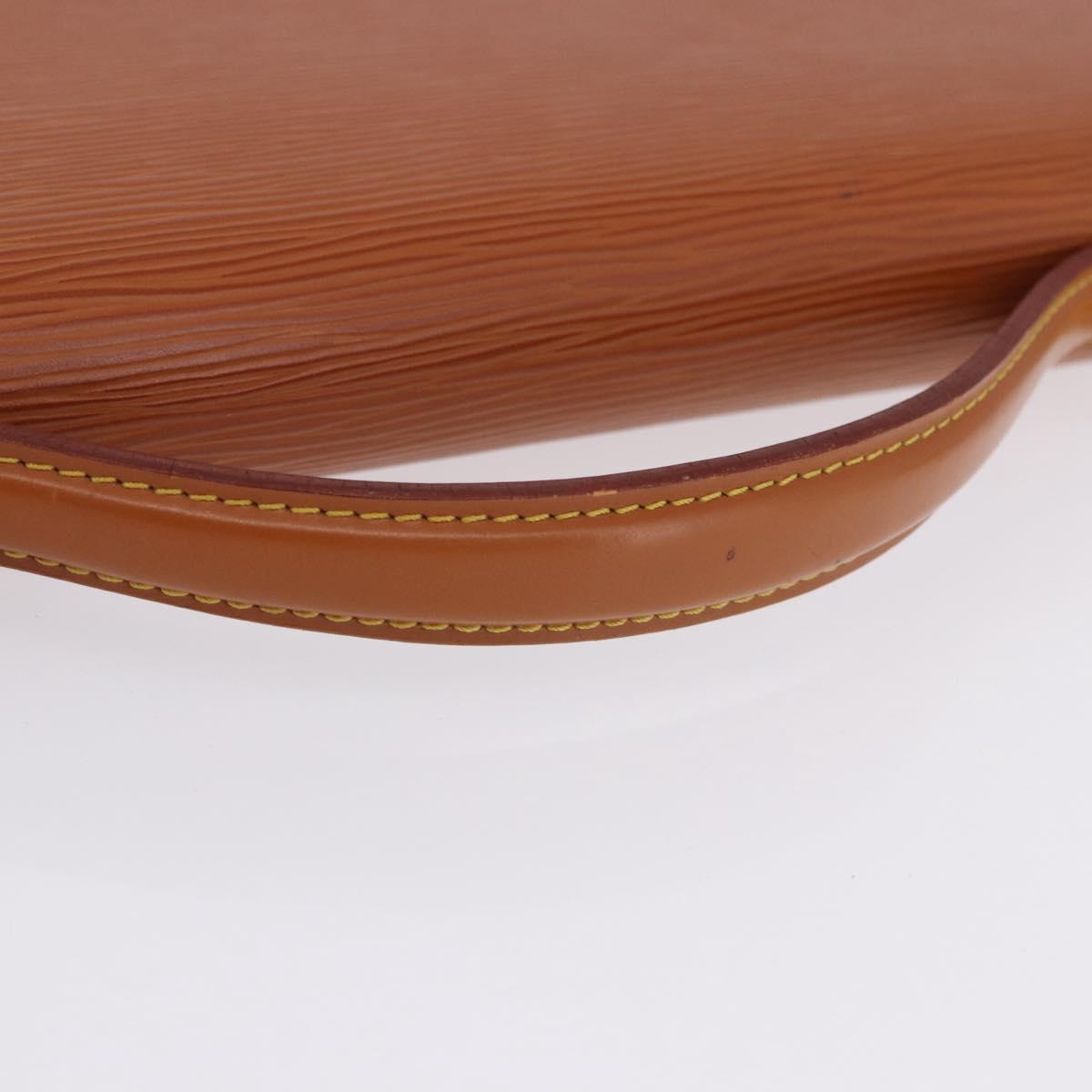 LOUIS VUITTON Epi Porte Documents Bandouliere Zipangu Gold M54468 LV Auth 201296