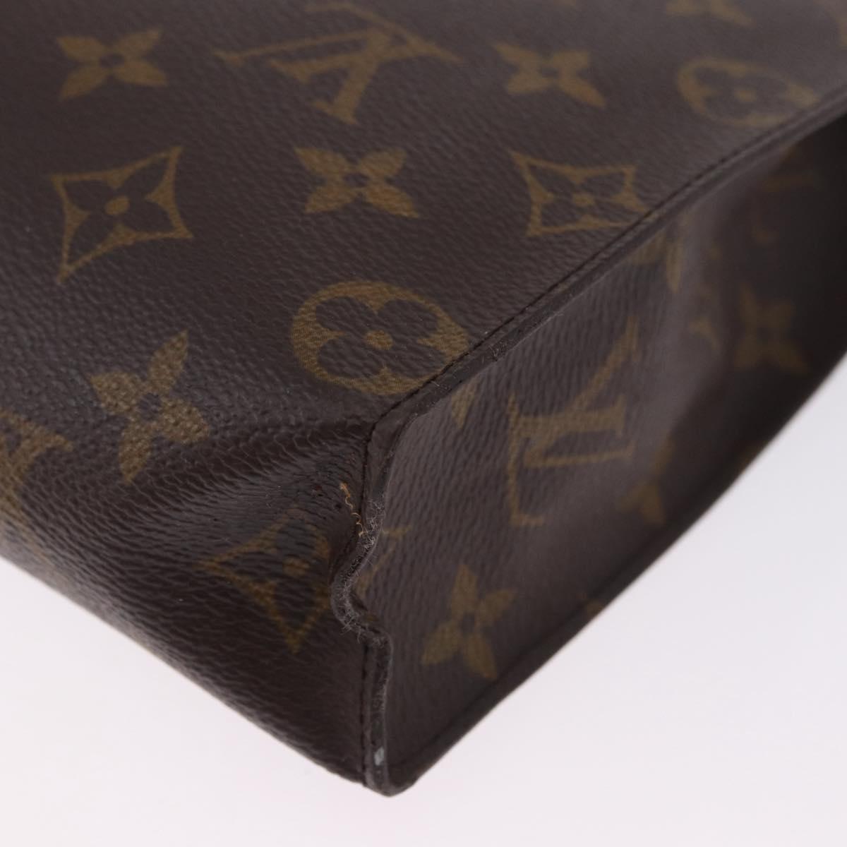 LOUIS VUITTON Monogram Poche Toilette 26 Pouch M47542 LV Auth 201299