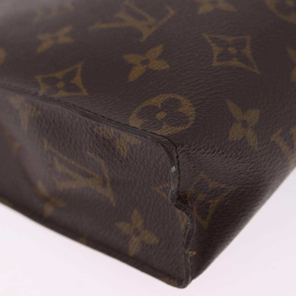 LOUIS VUITTON Monogram Poche Toilette 26 Pouch M47542 LV Auth 201299