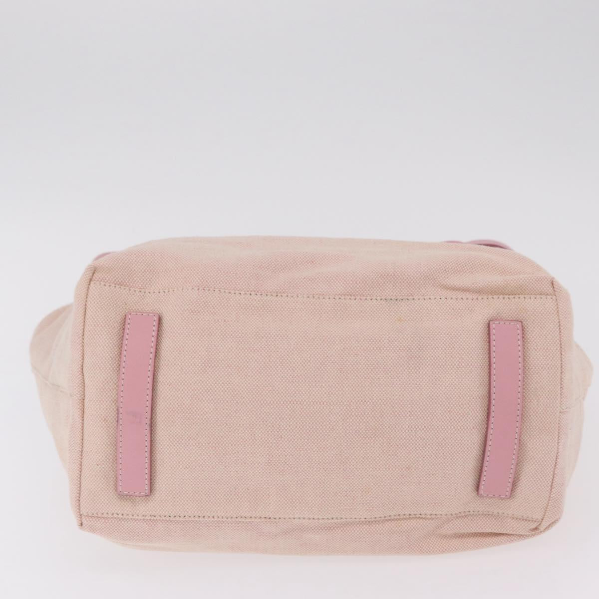PRADA PRADA Sports Tote Bag Canvas Pink Auth 201301