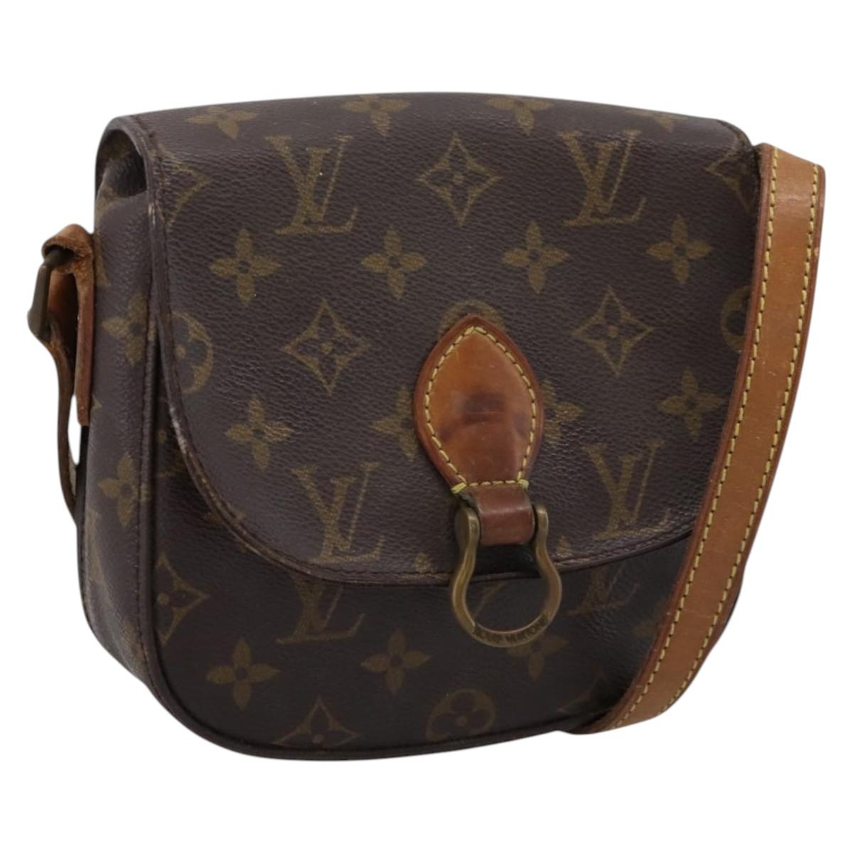 LOUIS VUITTON Monogram Saint Cloud PM Shoulder Bag M51244 LV Auth 201329