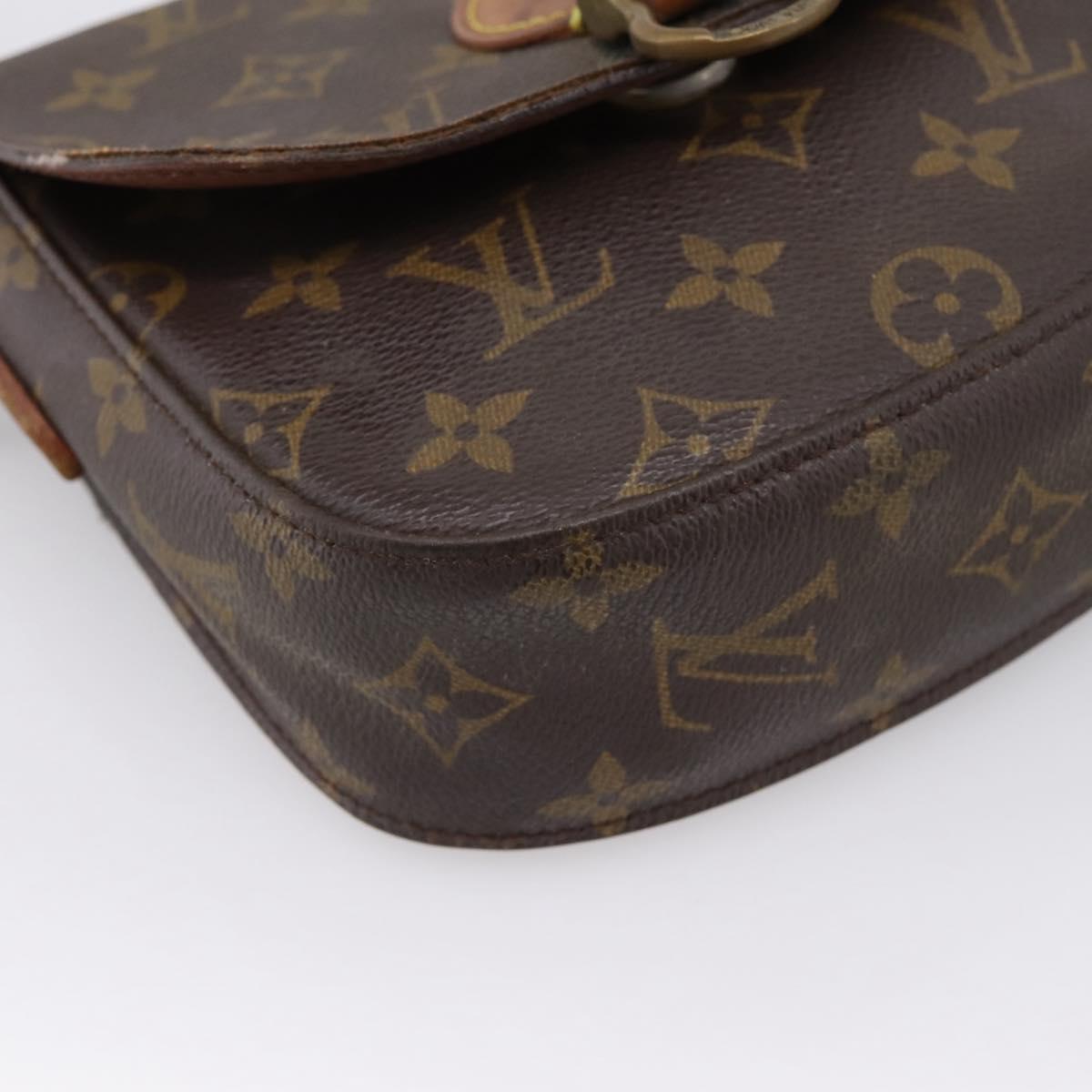 LOUIS VUITTON Monogram Saint Cloud PM Shoulder Bag M51244 LV Auth 201329