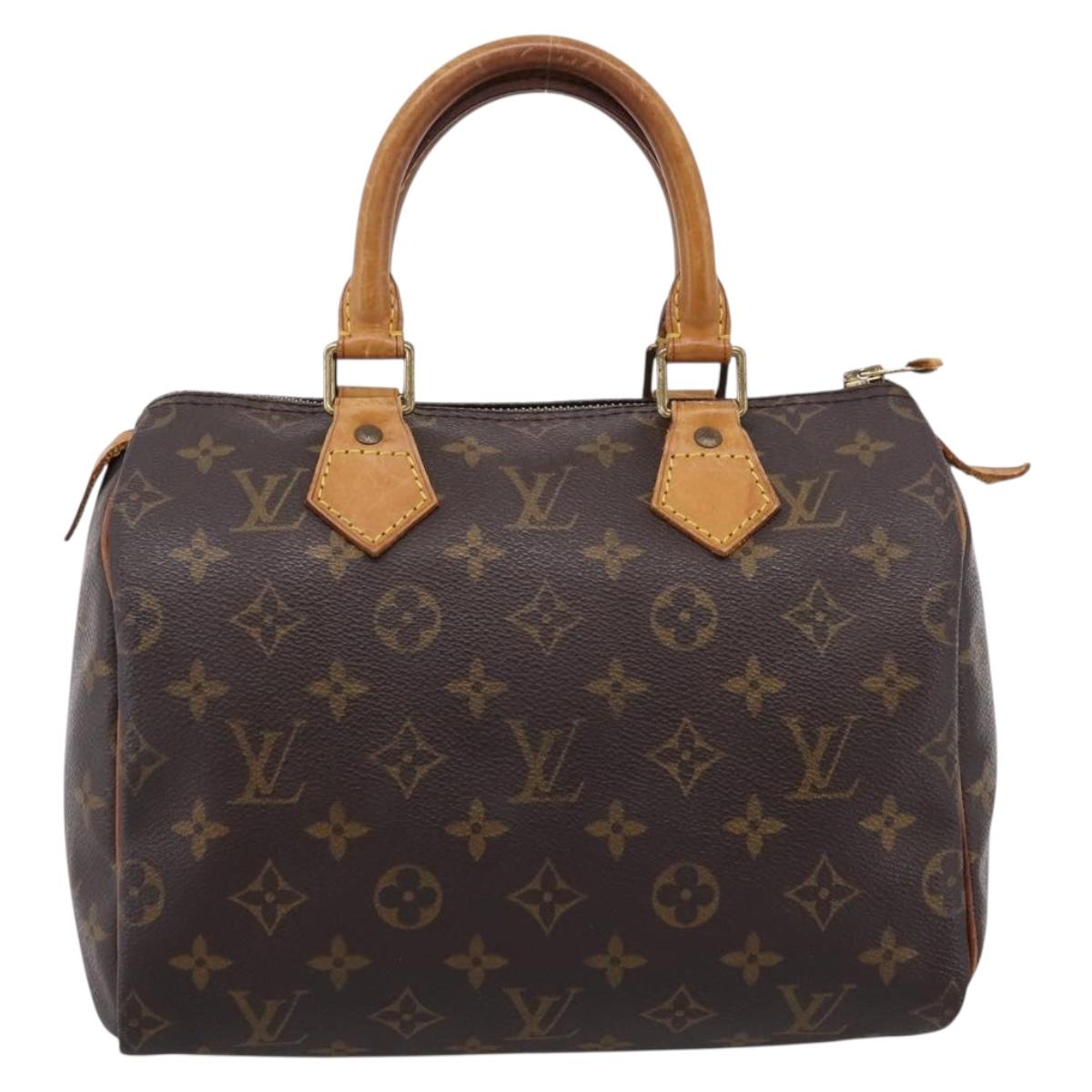LOUIS VUITTON Monogram Speedy 25 Hand Bag M41528 LV Auth 201331