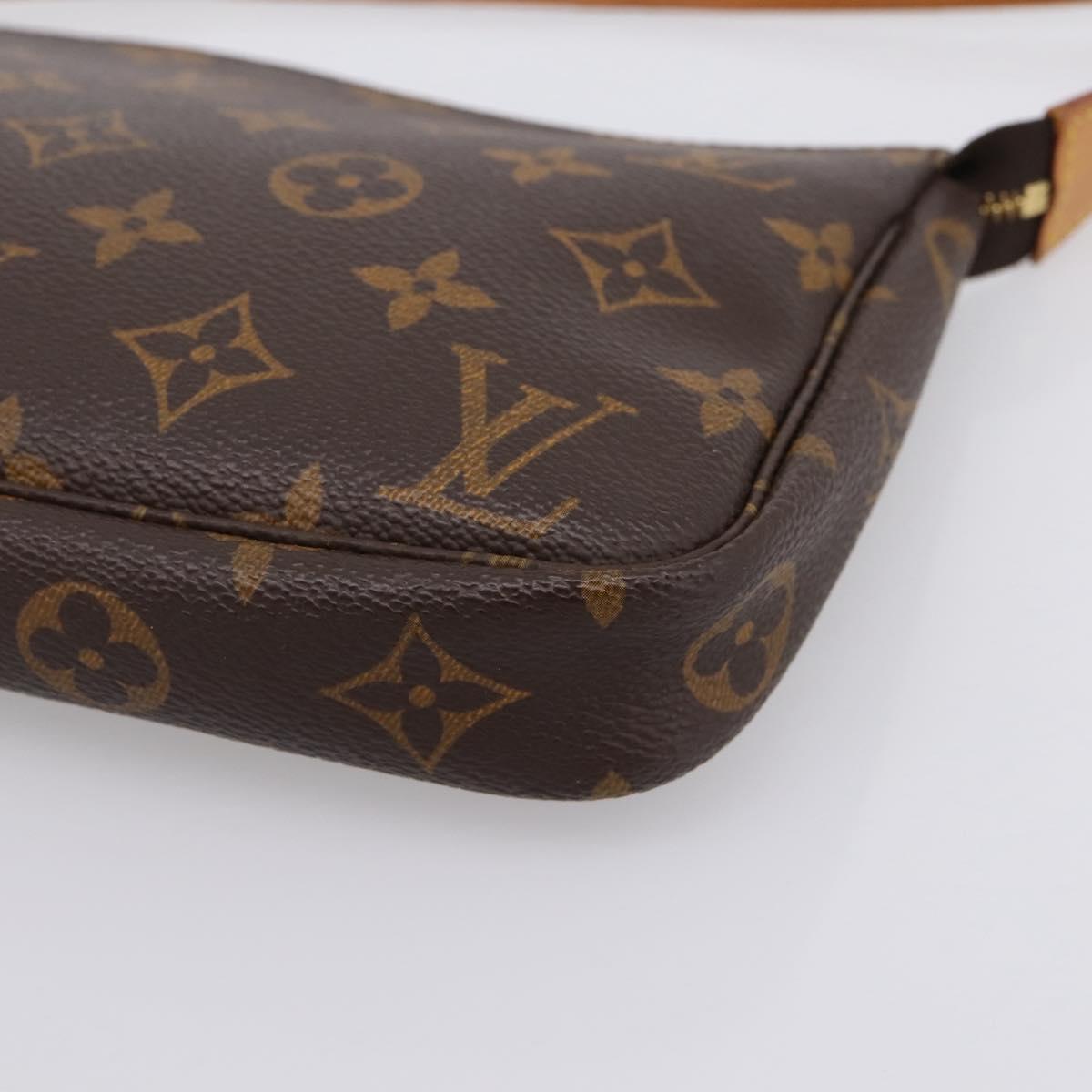 LOUIS VUITTON Monogram Pochette Accessoires Pouch M51980 LV Auth 201332V