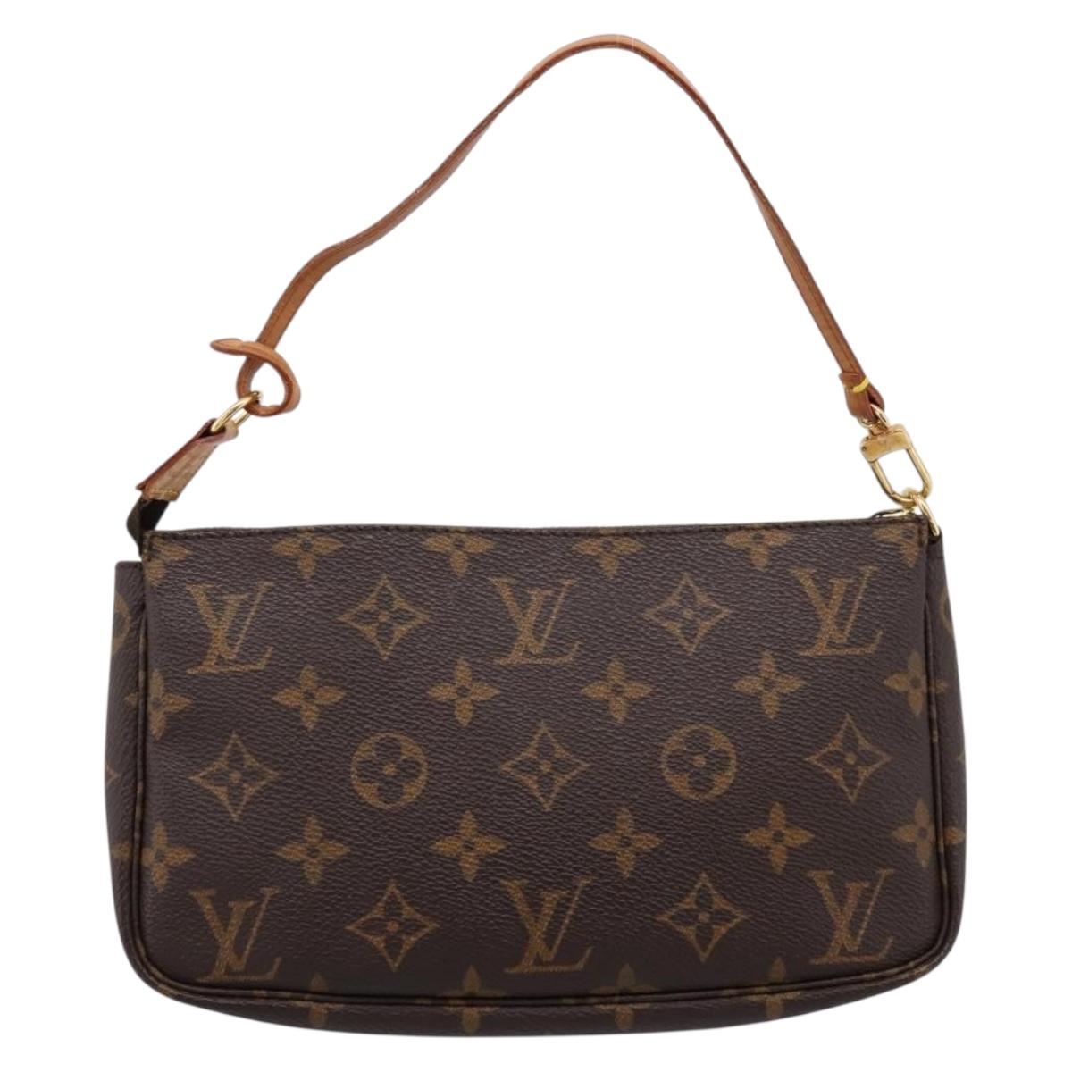 LOUIS VUITTON Monogram Pochette Accessoires Pouch M51980 LV Auth 201332V