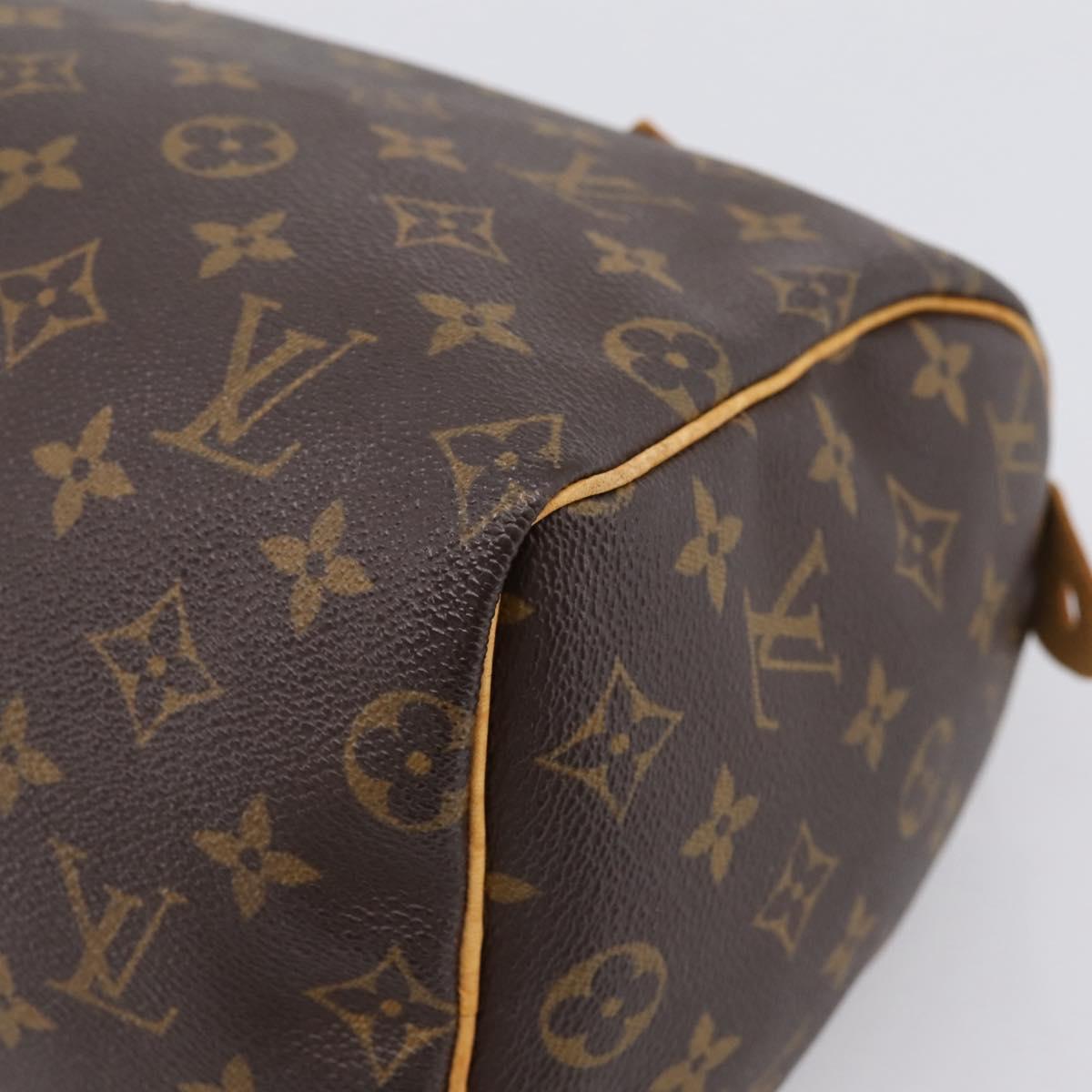 LOUIS VUITTON Monogram Speedy 25 Hand Bag M41528 LV Auth 201333A