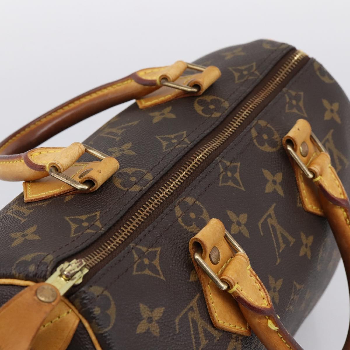 LOUIS VUITTON Monogram Speedy 25 Hand Bag M41528 LV Auth 201333A
