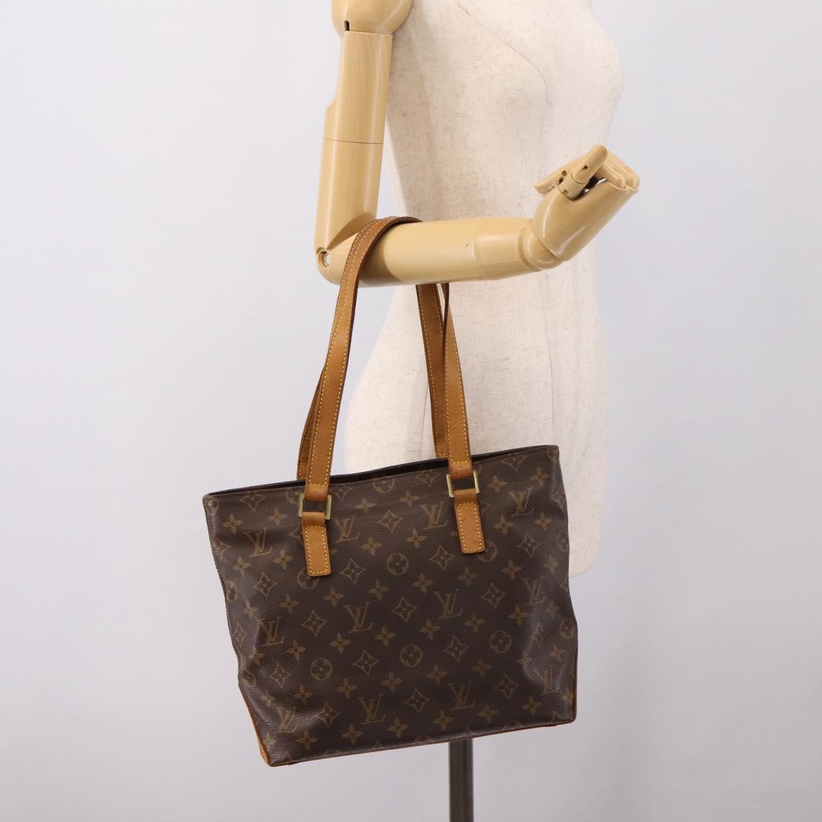 LOUIS VUITTON Monogram Cabas Piano Tote Bag M51148 LV Auth 201334A