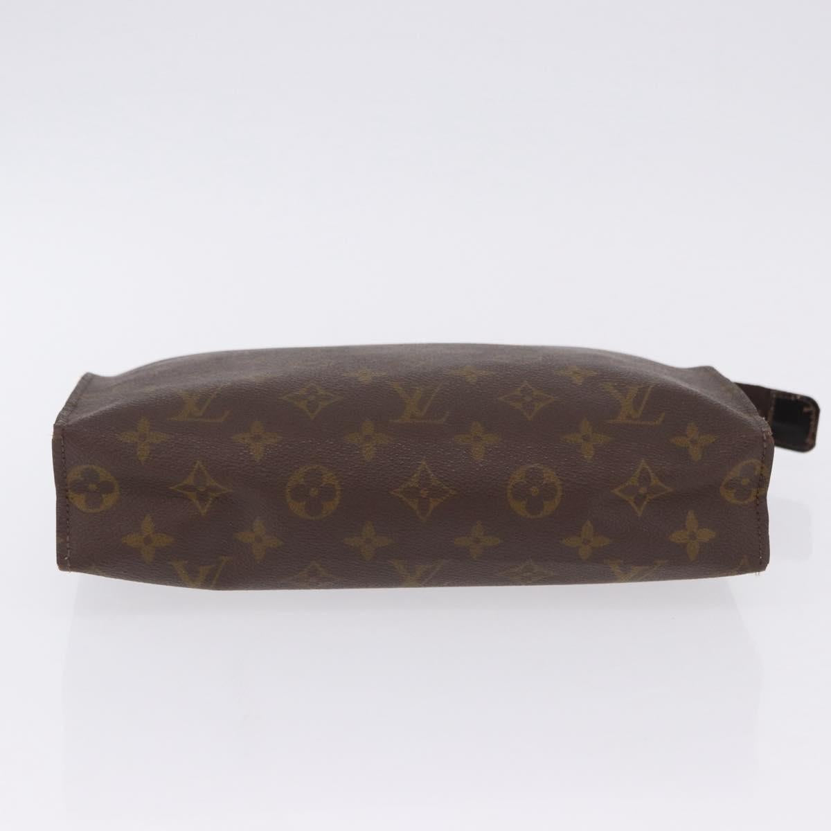 LOUIS VUITTON Monogram Poche Toilette 26 Pouch M47542 LV Auth 201336