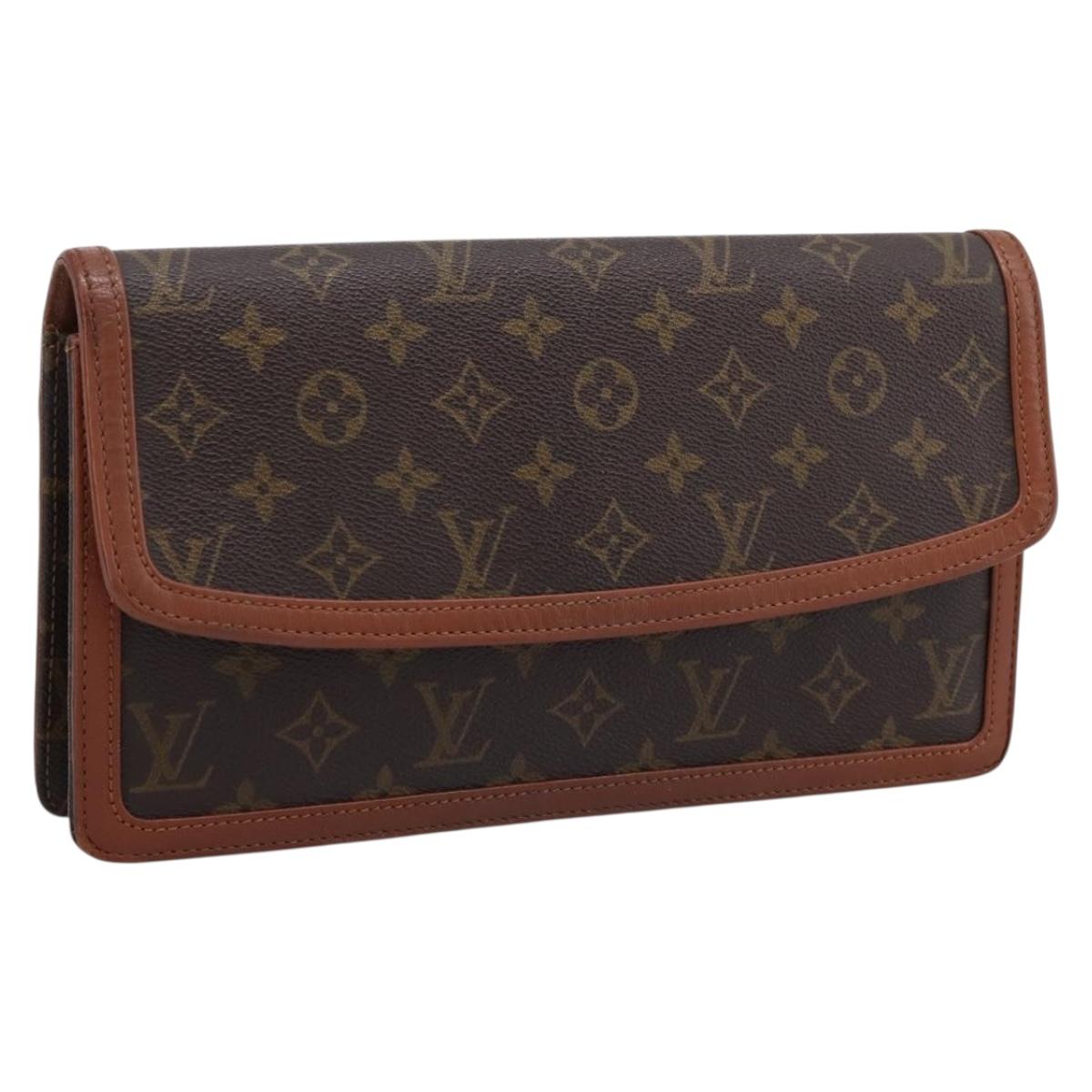 LOUIS VUITTON Monogram Pochette Dam GM Clutch Bag M51810 LV Auth 201337A