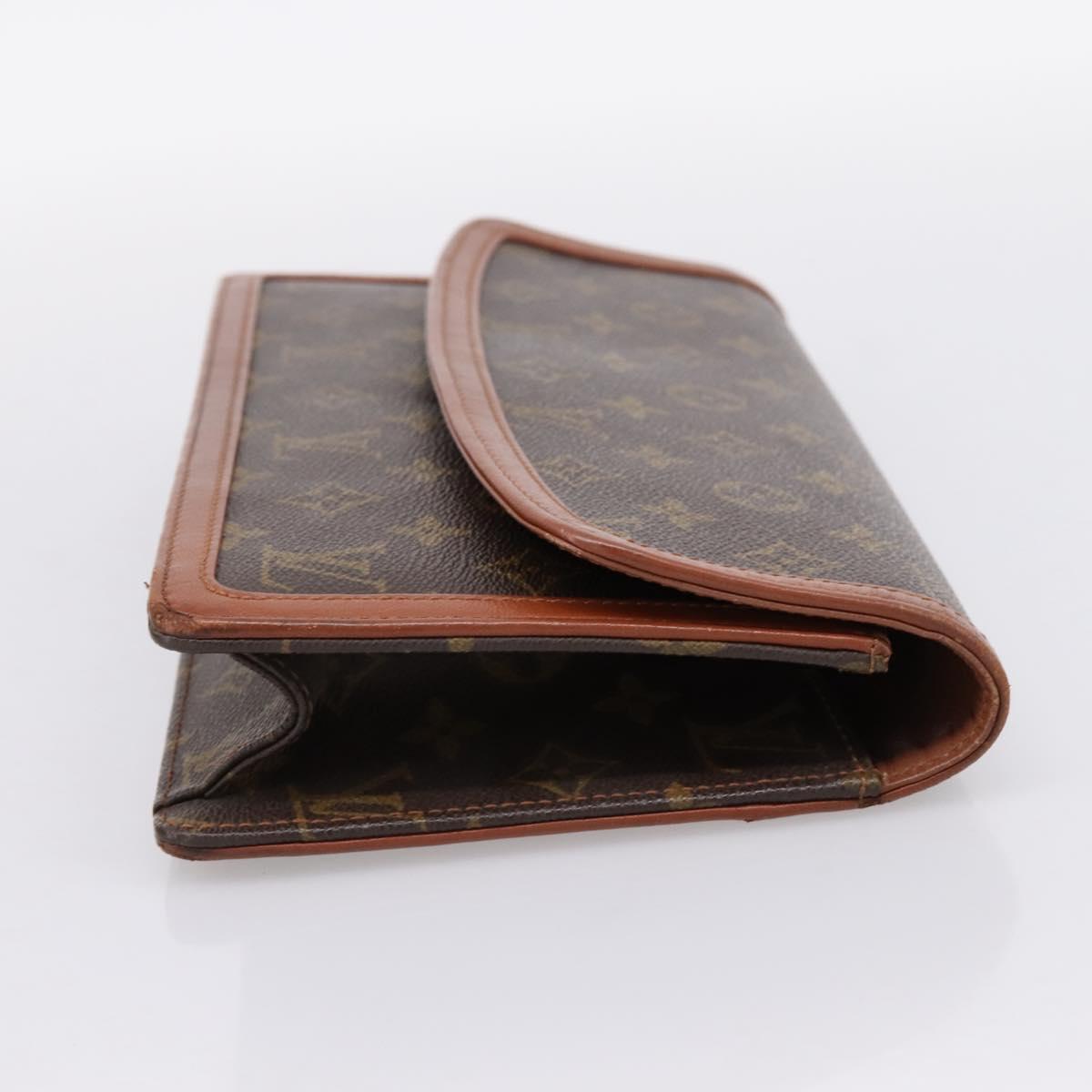LOUIS VUITTON Monogram Pochette Dam GM Clutch Bag M51810 LV Auth 201337A