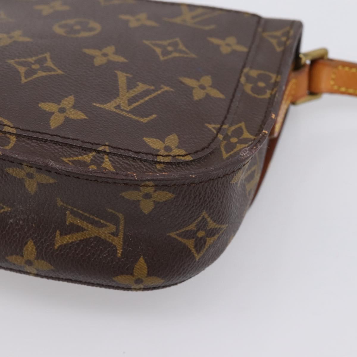 LOUIS VUITTON Monogram Saint Cloud PM Shoulder Bag M51244 LV Auth 201345