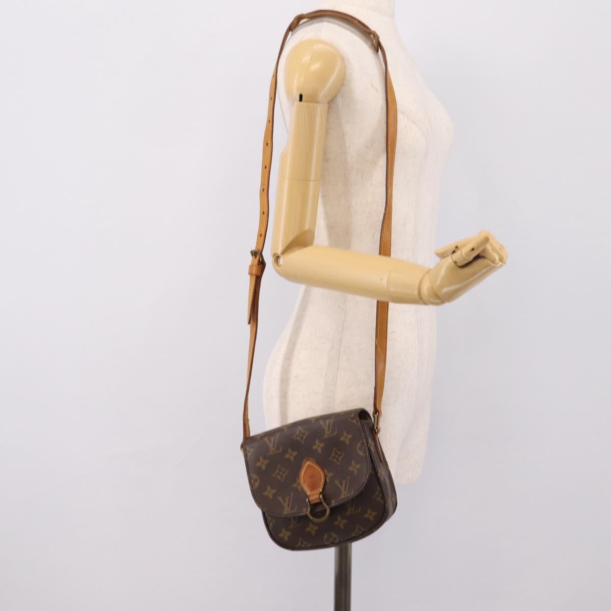 LOUIS VUITTON Monogram Saint Cloud PM Shoulder Bag M51244 LV Auth 201345