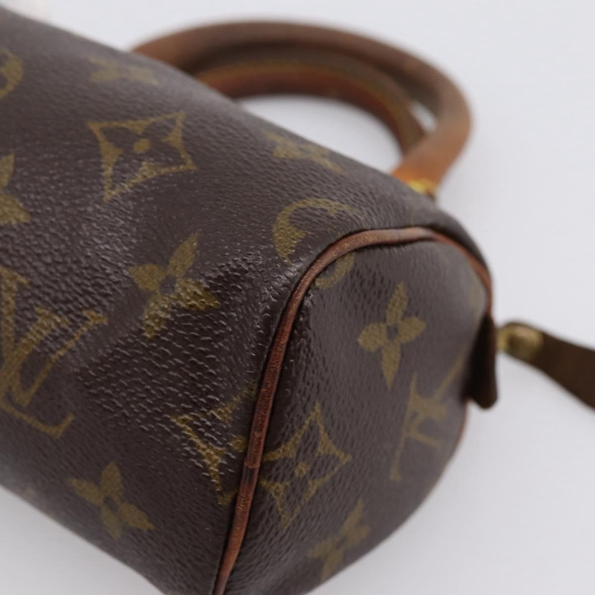 LOUIS VUITTON Monogram Mini Speedy Hand Bag M41534 LV Auth 201349