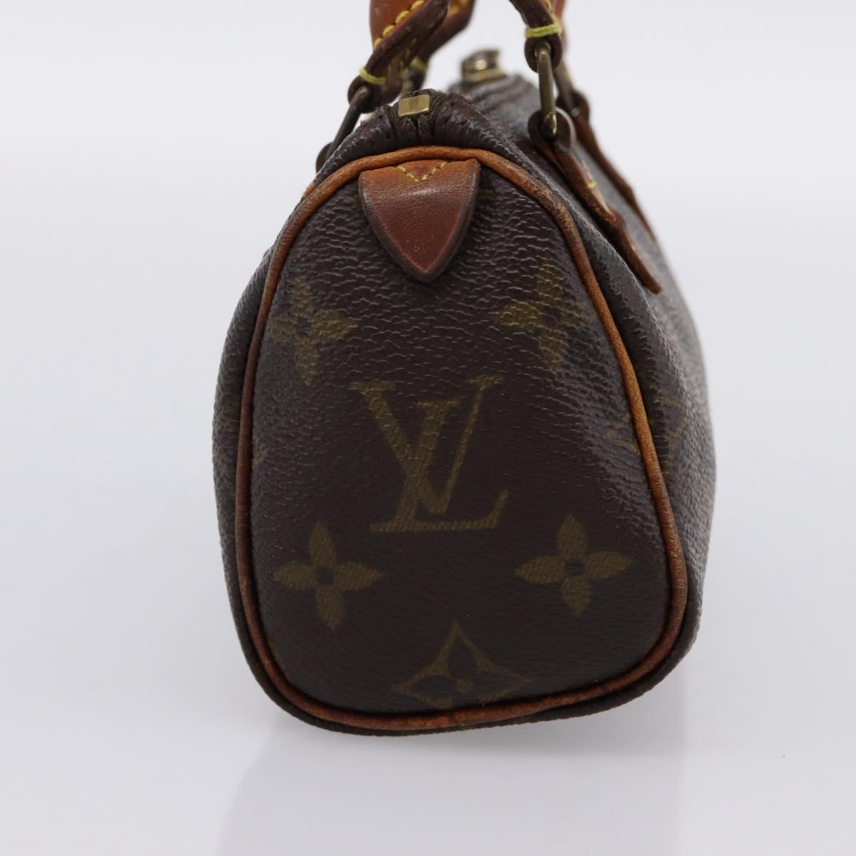 LOUIS VUITTON Monogram Mini Speedy Hand Bag M41534 LV Auth 201349