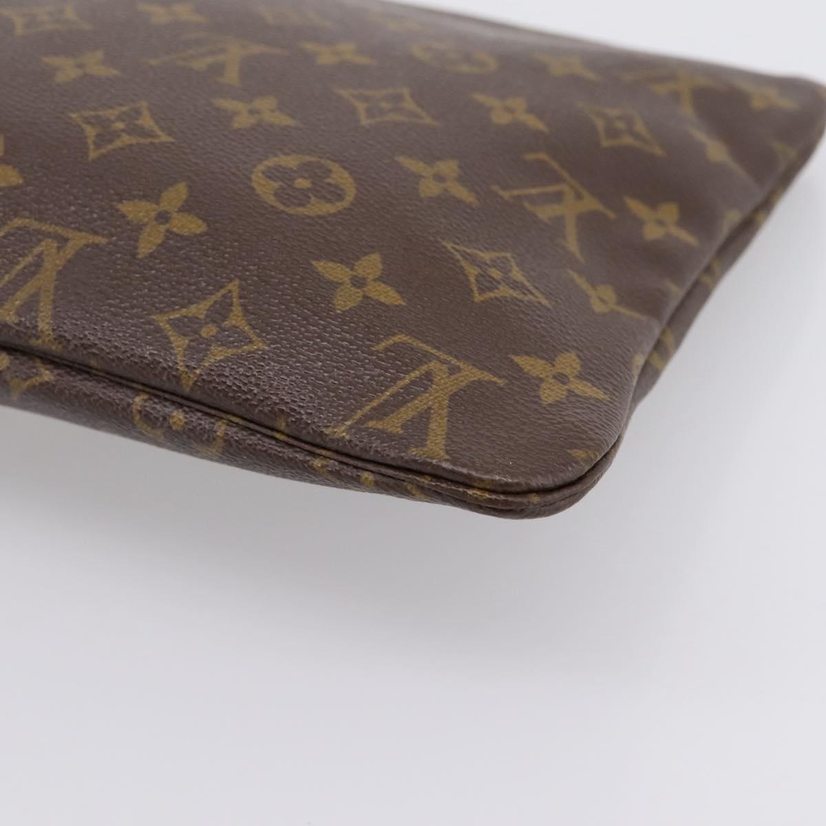 LOUIS VUITTON Monogram Pochette Priant Clutch Bag M51805 LV Auth 201350