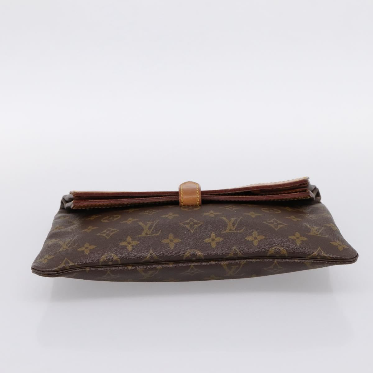 LOUIS VUITTON Monogram Pochette Priant Clutch Bag M51805 LV Auth 201350