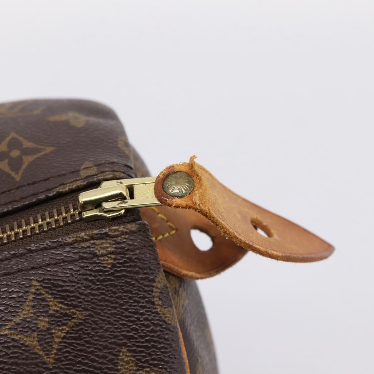 LOUIS VUITTON Monogram Speedy 30 Hand Bag M41526 LV Auth 201356