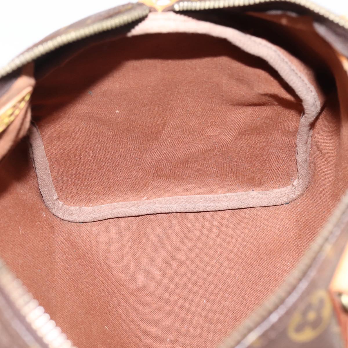 LOUIS VUITTON Monogram Speedy 30 Hand Bag M41526 LV Auth 201358