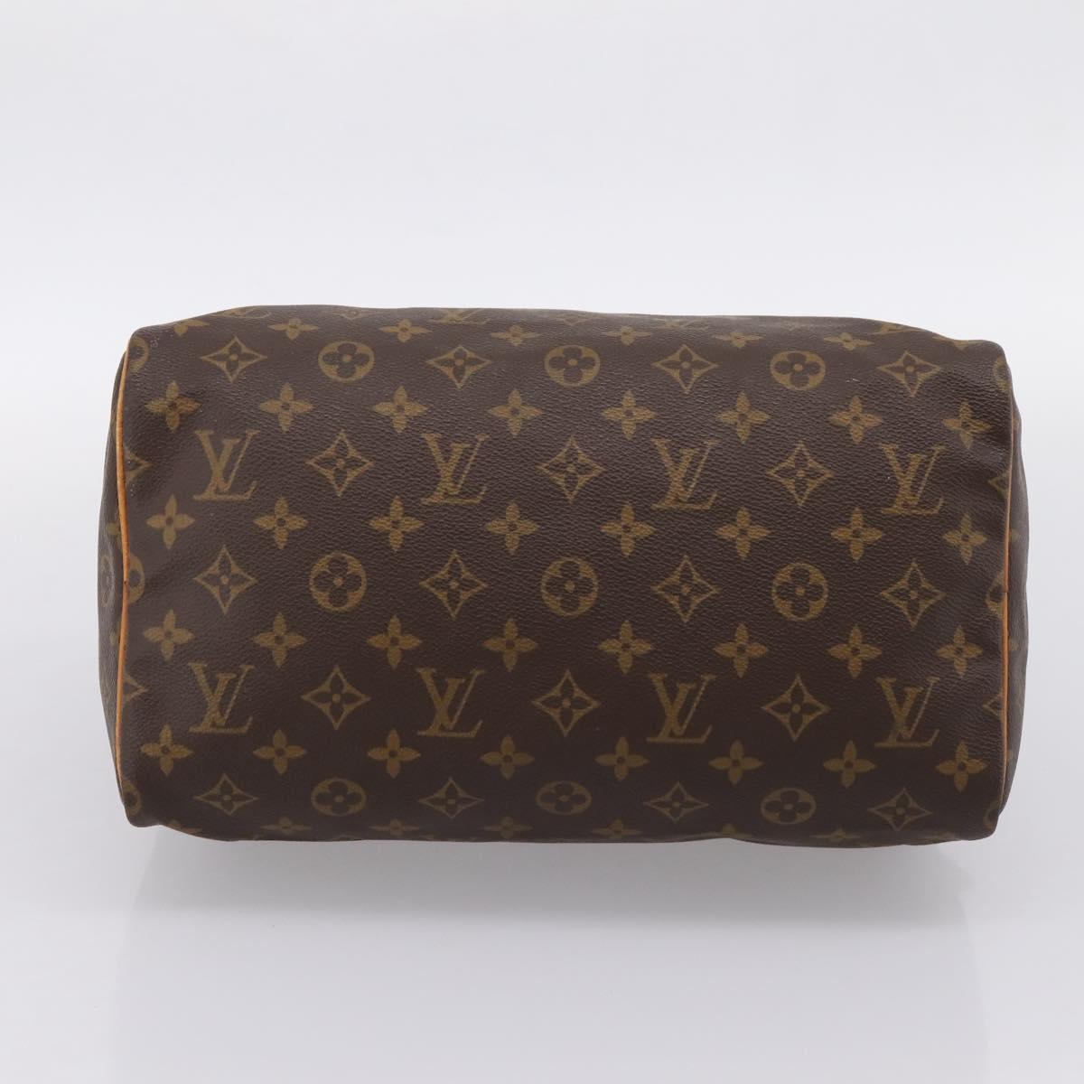 LOUIS VUITTON Monogram Speedy 30 Hand Bag M41526 LV Auth 201358