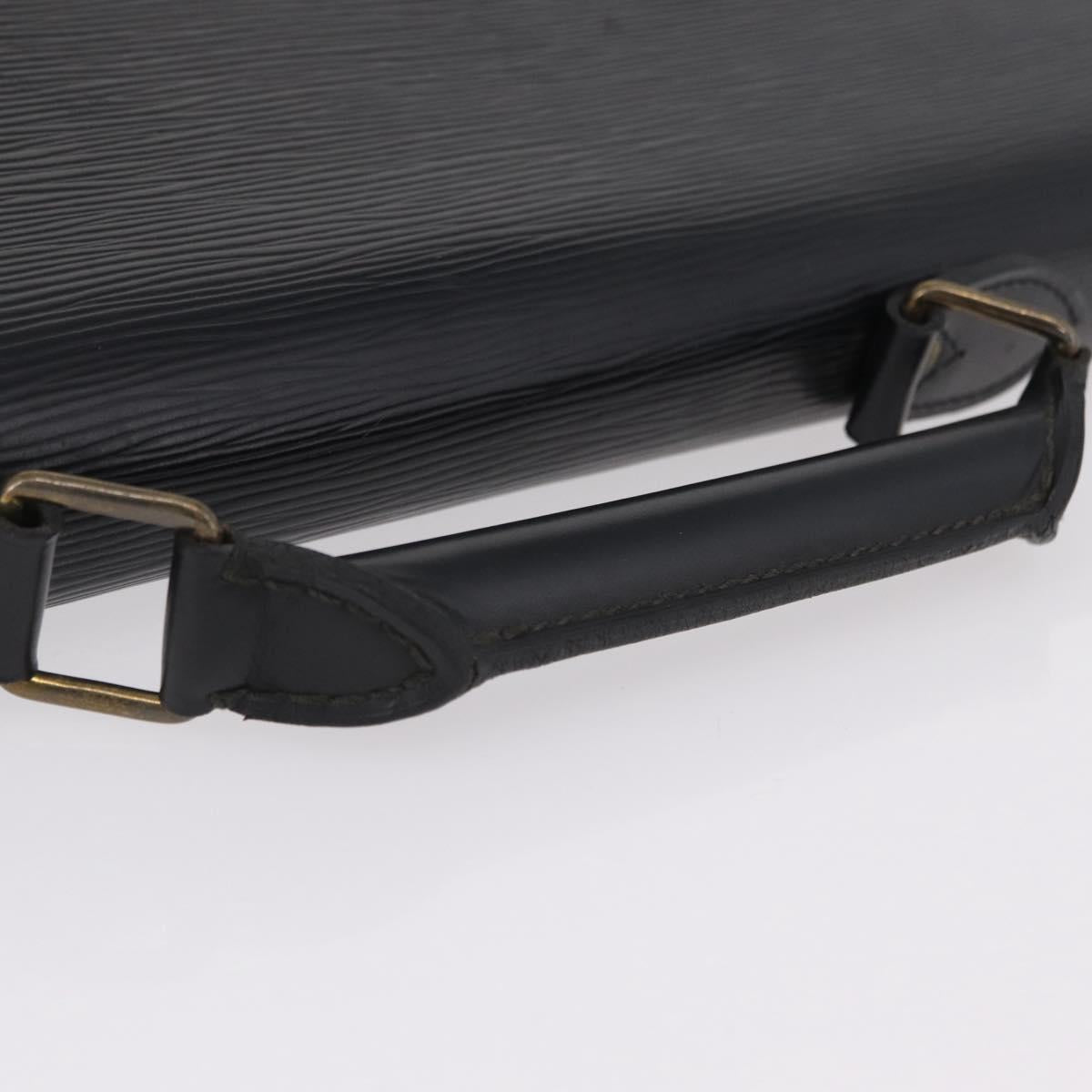 LOUIS VUITTON Epi Serviette Conseiller Business Bag Black M54422 LV Auth 201359
